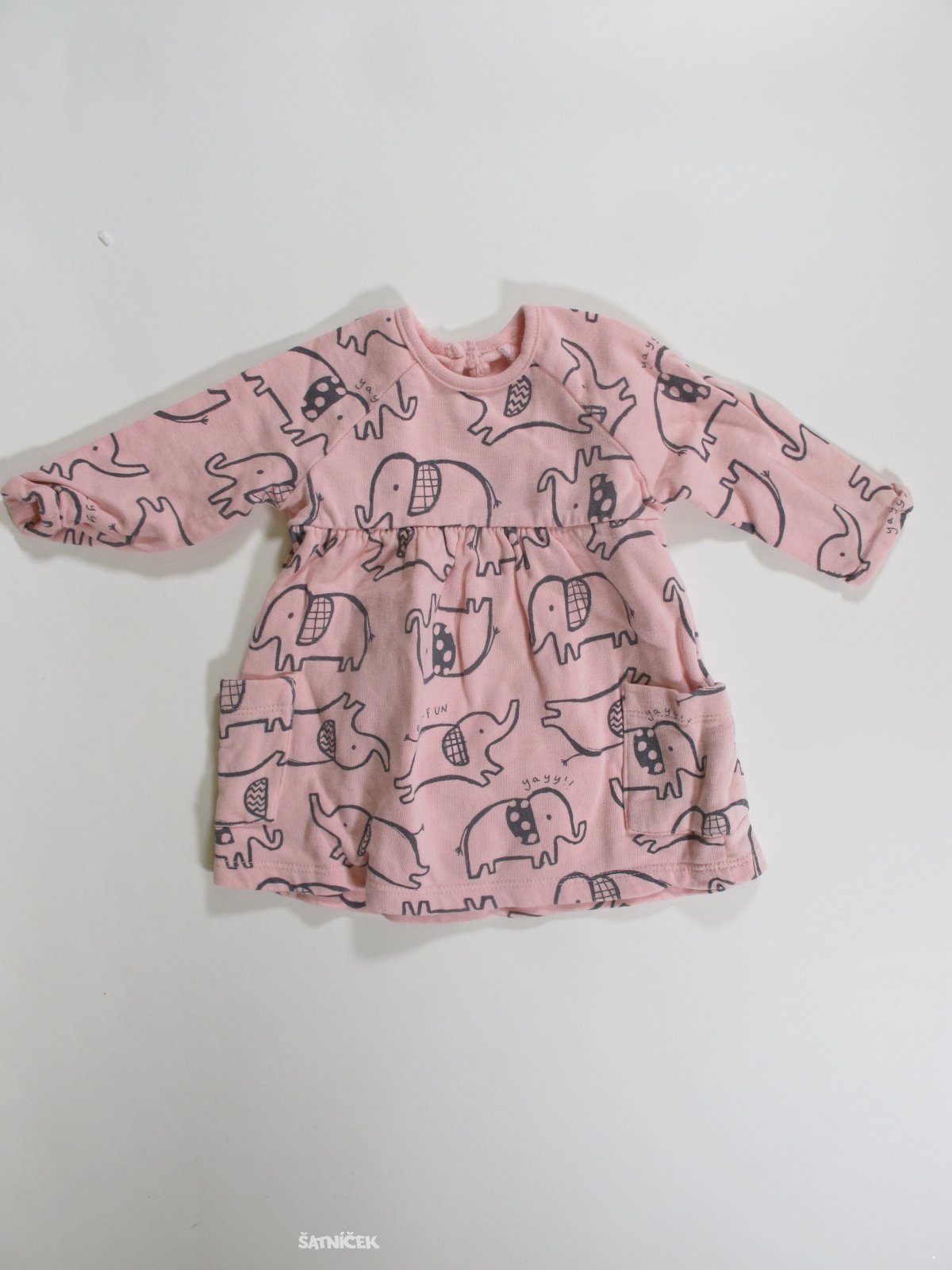 Šaty pro holky  se slonem 