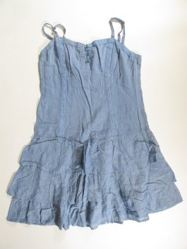 Slabší  šaty pro dámy - holky modré secondhabnd