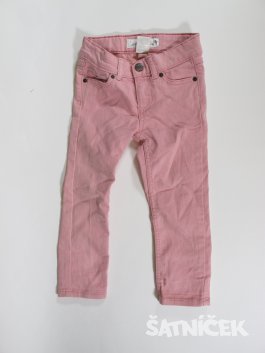 Růžové kalhoty  pro holky secondhand