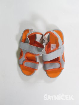 Sandále šedo oranžové pro kluky  outlet 