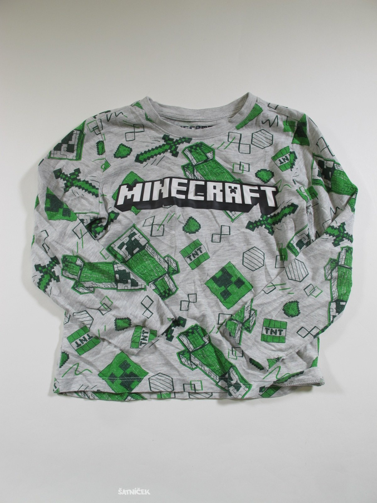 Triko Minecraft  pro kluky  s obrázky secondhand 