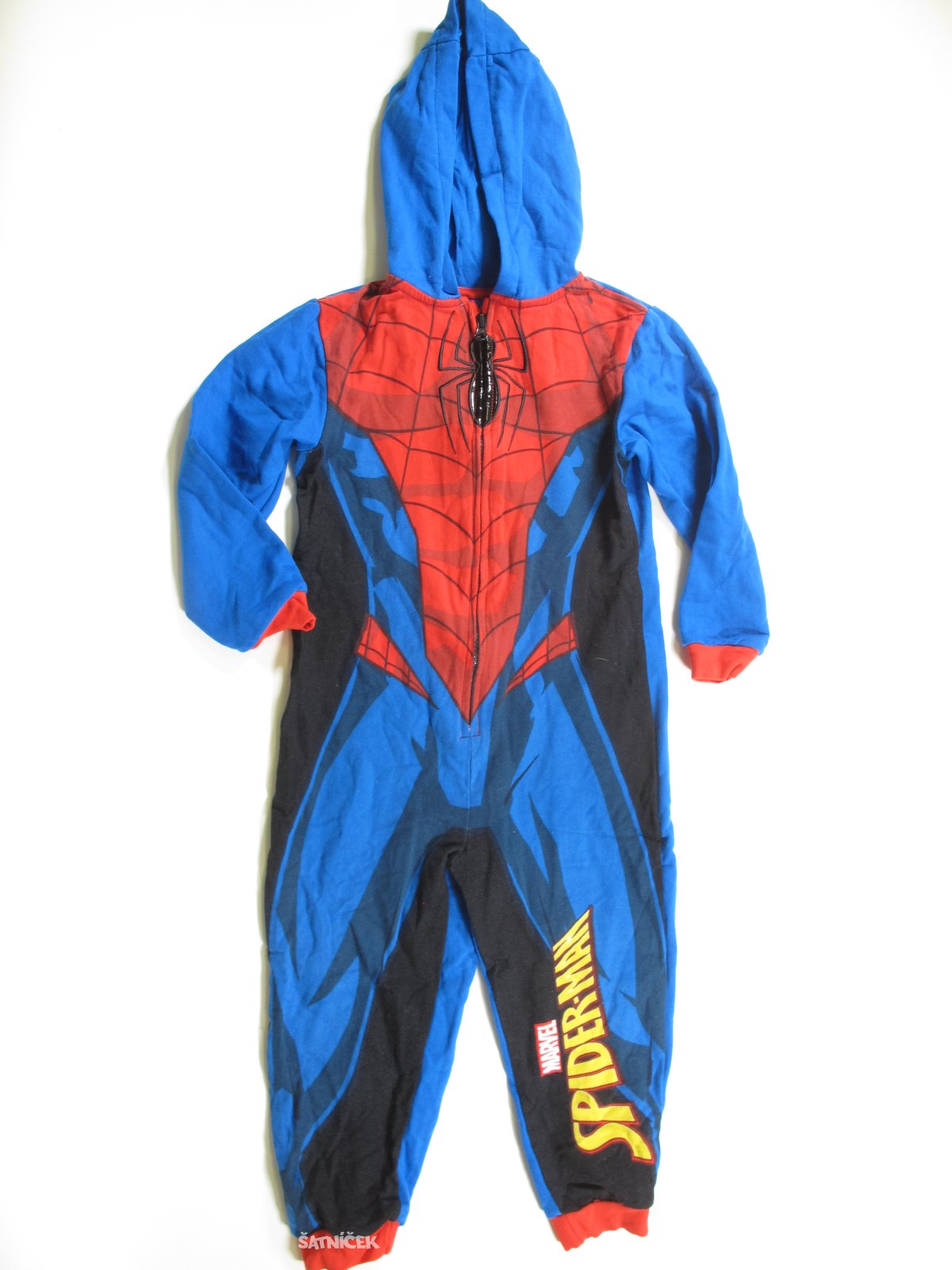 Teplákový overal pro kluky modré spiderman secondhand