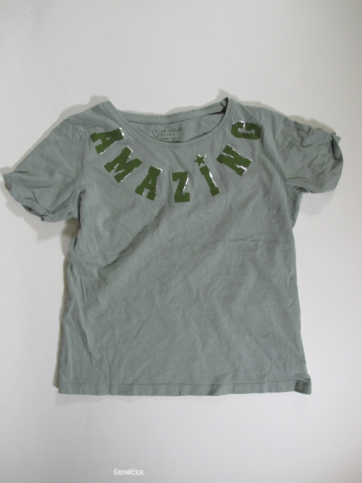 Zelené triko pro holky secondhand
