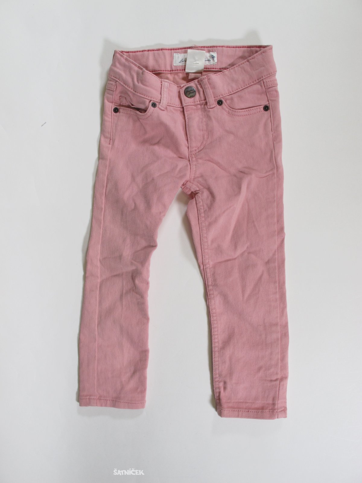 Růžové kalhoty  pro holky secondhand
