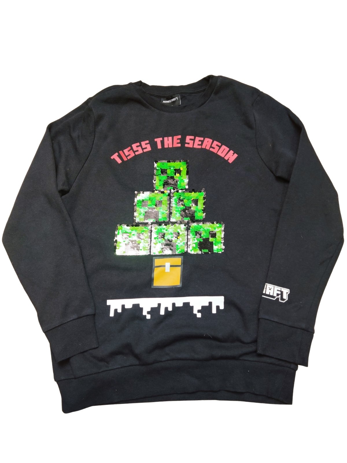 Mikina černá pro kluky Minecraft secondhand