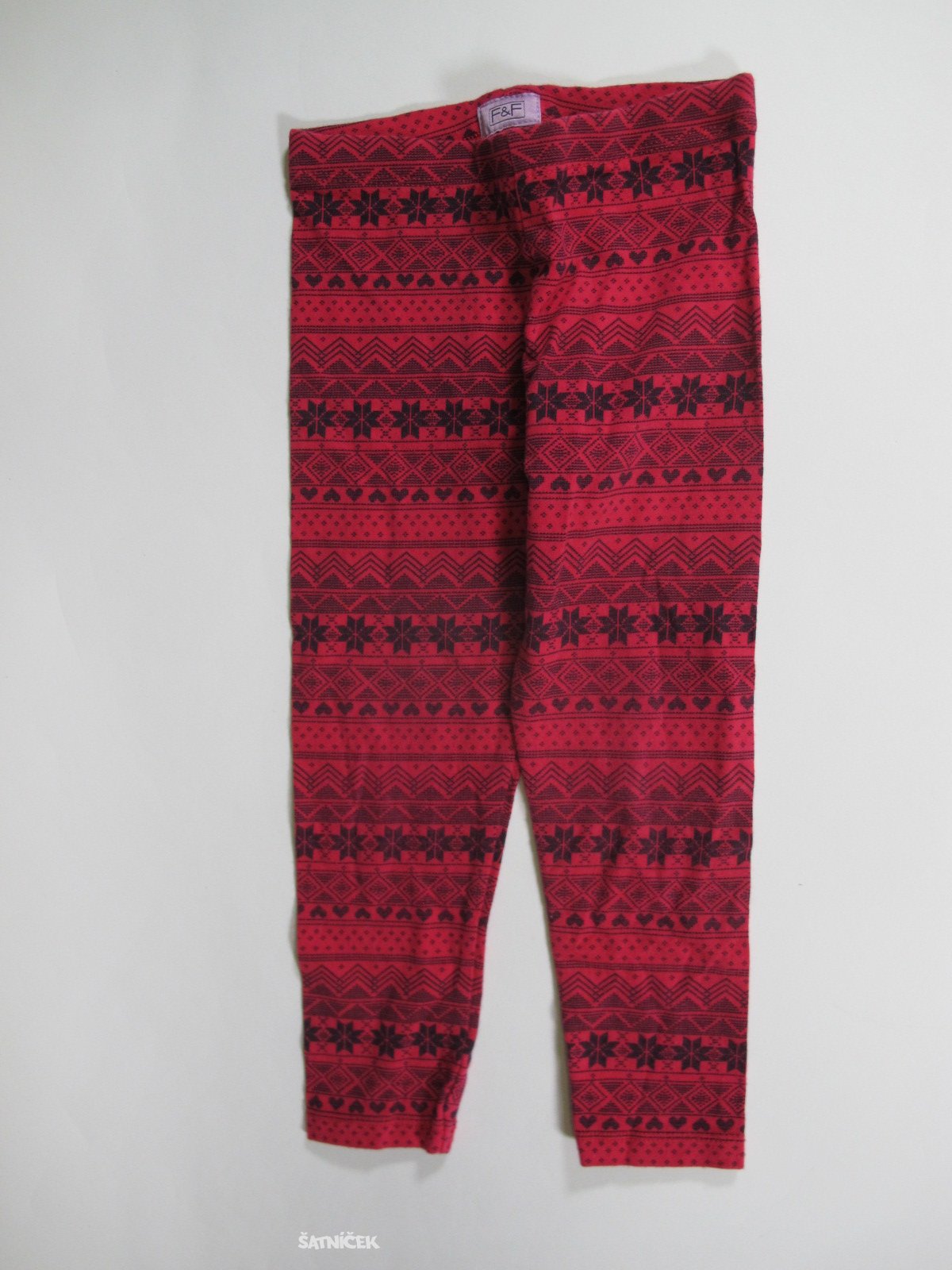Vzorovné elastáky pro holky secondhand