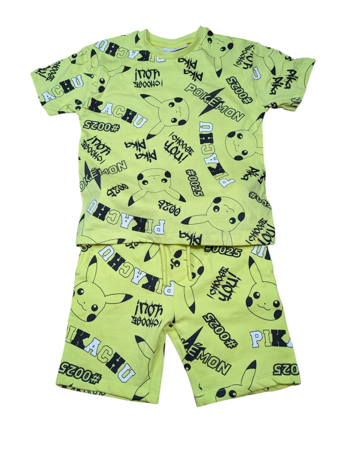 pikachu komplet pro kluky triko + kraťasy secondhand Primark