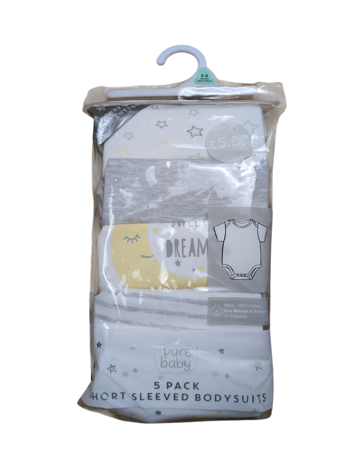 Set 5 body pro kluky outlet Pure Baby