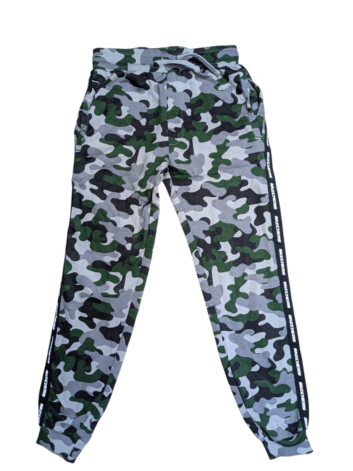 Maskáčové tepláky pro kluky secondhand Skechers