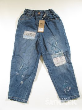 Modré džínové kalhoty outlet