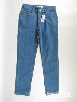 Modré džínové kalhoty pro holky outlet