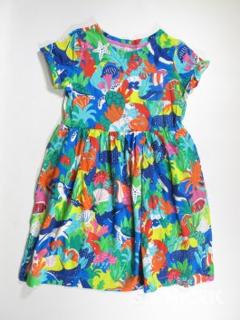 Obrázkové barevné  šaty pro holky secondhand