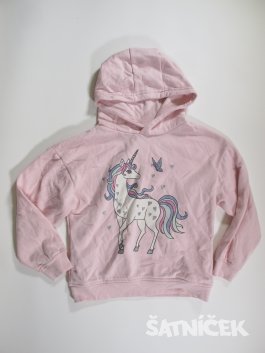 Mikina pro holky růžová  secondhand
