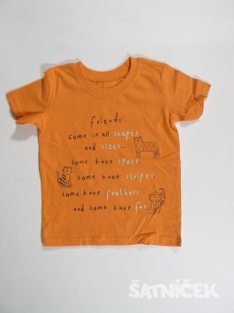Triko pro kluky oranžové   secondhand