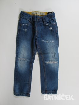 Džínové kalhoty pro kluky modré secondhand