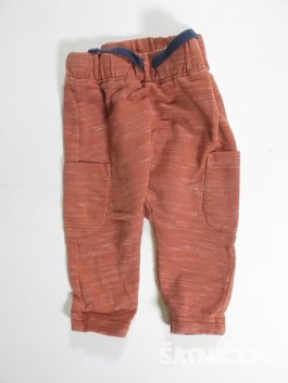 Tepláky hnědé pro kluky secondhand