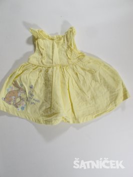 Šaty pro holky žluté   secondhand
