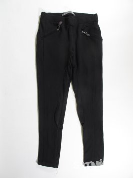 Elastické černé kalhoty pro holky secondhand