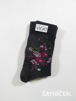 Ponožky s kytkami outlet 