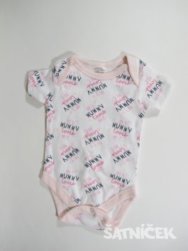 Body pro  holky bílo růžové   secondhand