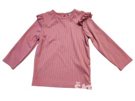 Růžové triko s dlouhým rukávem secondhand Primark