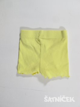 Kratasy pro holky žluté secondhand