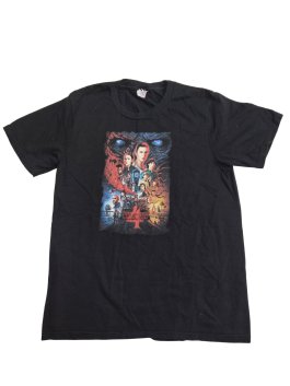 Stranger Things černé triko pro kluky secondhand 