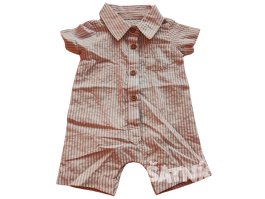 Proužkovaný overal s kapsičkou pro kluky secondhand Matalan