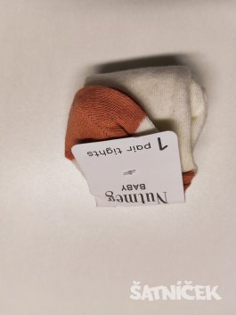 Bílo hnědé punčochy pro děti outlet