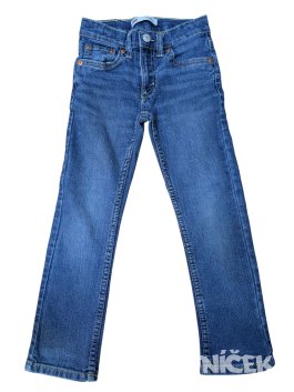 Tmavě modré džíny slim pro kluky secondhand Levis
