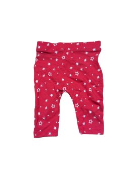 Červené kalhoty s vánoční tématickou pro holky secondhand Baby