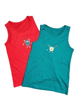 Set 2 tílek pro kluky s vánoční tématikou secondhand George