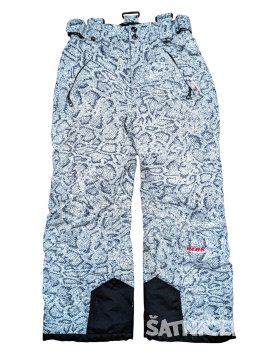 Bílo šedé vzorované oteplováky pro holky secondhand Peak Performance