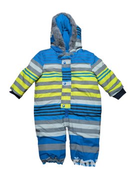 Pruhovaná zimní kombinéza pro kluky secondhand Zip Zap