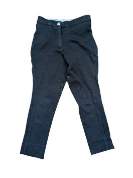 Černé elastické kalhoty pro holky secondhand Caldene