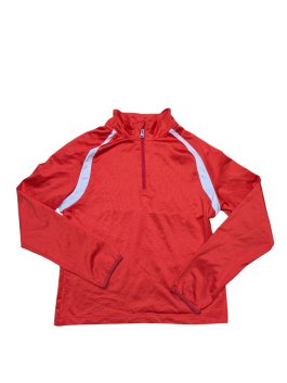 Červená sportovní mikina pro holky secondhand 