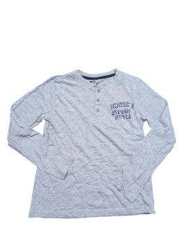 Šedé triko s nápisem pro kluky secondhand Alive