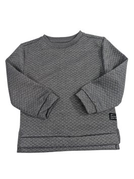 Šedá vzorovaná mikina pro kluky secondhand